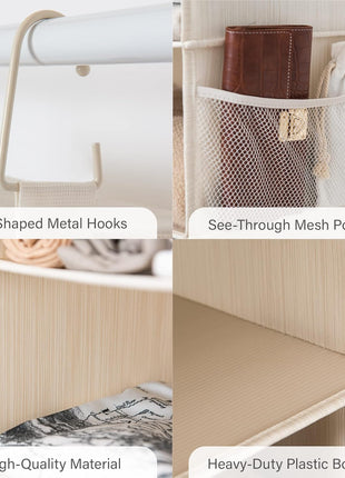 6-Shelf Hanging Closet Organizer