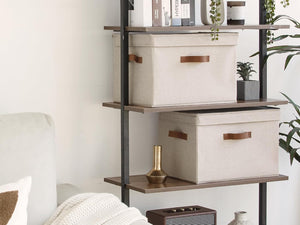 Fabric Storage Bins with Lid, 2-Pack