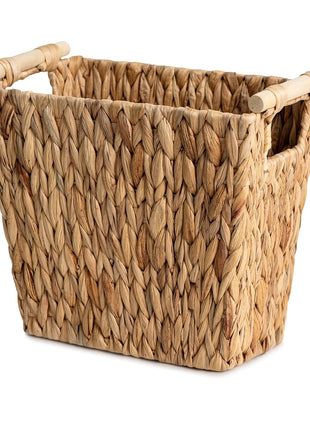 Waste Paper Baskets with Wooden Handles