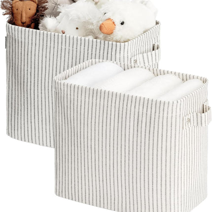 StorageWorks Narrow Storage Bins, Small Baskets for Organizing