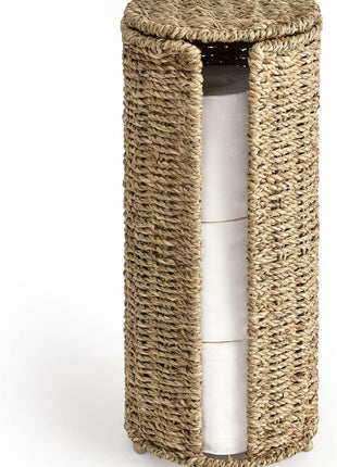 Free Standing Toilet Paper Holder, 3 Rolls of Toilet Tissue Storage