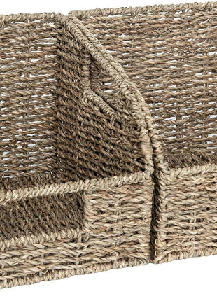 Storage Baskets for Organizing, Wicker Baskets with Built-in Handles, 2 Pack
