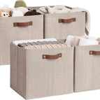 Brown and Beige / 13x13/4-Pack