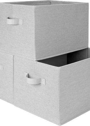 Storage Baskets for Shelves, 3-Pack