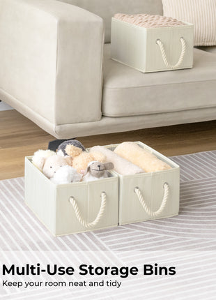 Storage Baskets for Shelves, 3-Pack