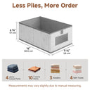 Fabric Storage Bins with Clear Window