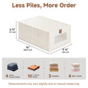 Fabric Storage Bins with Clear Window