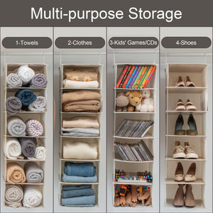 6-Shelf Hanging Closet Organizer