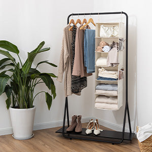 6-Shelf Hanging Closet Organizer