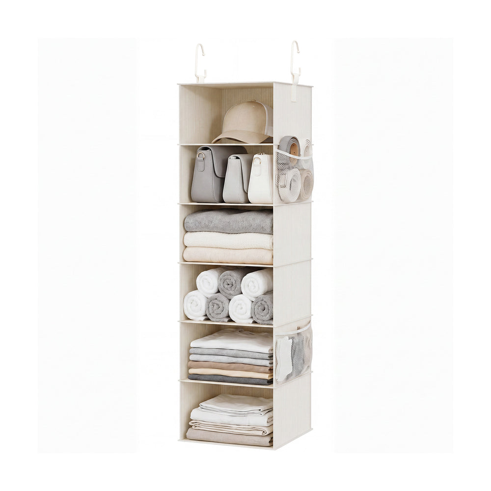 6-Shelf Hanging Closet Organizer
