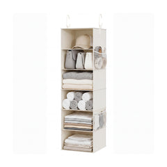 6-Shelf Hanging Closet Organizer