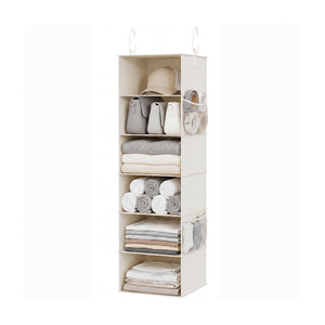 6-Shelf Hanging Closet Organizer