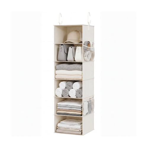 6-Shelf Hanging Closet Organizer