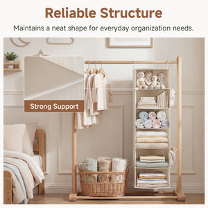 6-Shelf Hanging Closet Organizer