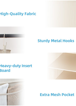 6-Shelf Jumbo Closet Organizers, Two 3-Shelf Separable Hanging Shelves