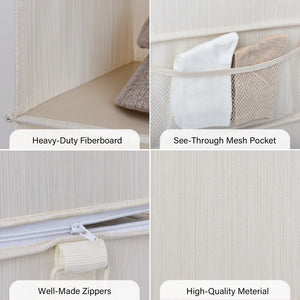 6-Shelf Jumbo Closet Organizers, Two 3-Shelf Separable Hanging Shelves