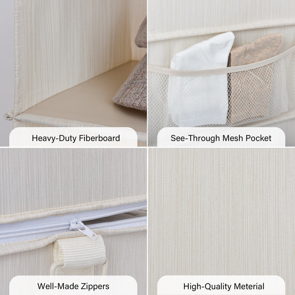 6-Shelf Jumbo Closet Organizers, Two 3-Shelf Separable Hanging Shelves