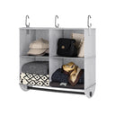 Hanging Closet Organizer with Garment Rod