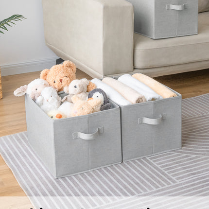 SroageWorks Storage Baskets for Shelves, 3-Pack