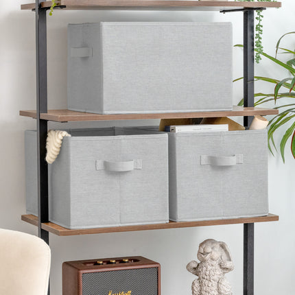 SroageWorks Storage Baskets for Shelves, 3-Pack