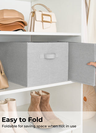 Storage Baskets for Shelves, 3-Pack