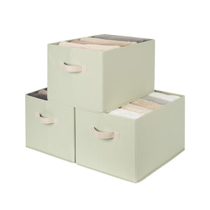 Closet Organizers and Storage Bins, Fabric Storage Baskets for Shelves,  3-Pack