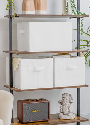 Storage Baskets for Shelves, 3-Pack
