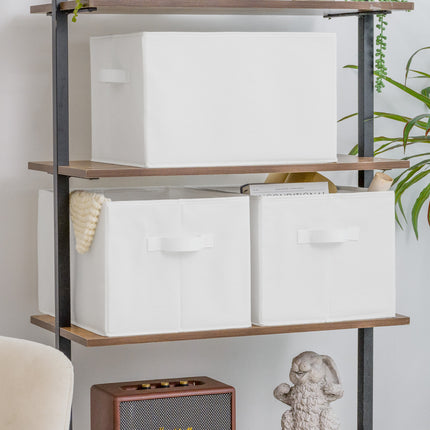 SroageWorks Storage Baskets for Shelves, 3-Pack