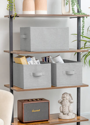 Storage Baskets for Shelves, 3-Pack