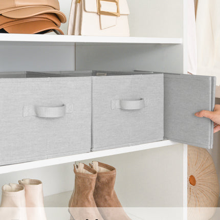 SroageWorks Storage Baskets for Shelves, 3-Pack
