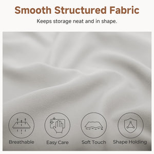 Closet Organizers and Storage Bins, Fabric Storage Baskets for Shelves,  3-Pack