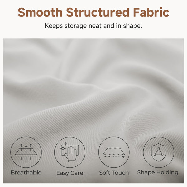 Closet Organizers and Storage Bins, Fabric Storage Baskets for Shelves,  3-Pack