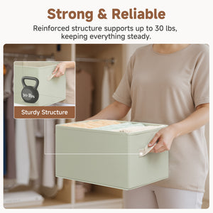 Closet Organizers and Storage Bins, Fabric Storage Baskets for Shelves,  3-Pack