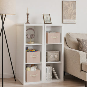 Closet Organizers and Storage Bins, Fabric Storage Baskets for Shelves,  3-Pack