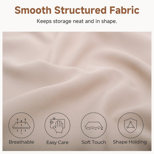 Closet Organizers and Storage Bins, Fabric Storage Baskets for Shelves,  3-Pack