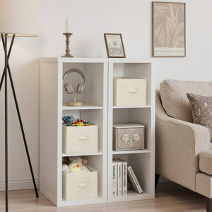 Closet Organizers and Storage Bins, Fabric Storage Bins for Organization, 3-Pack