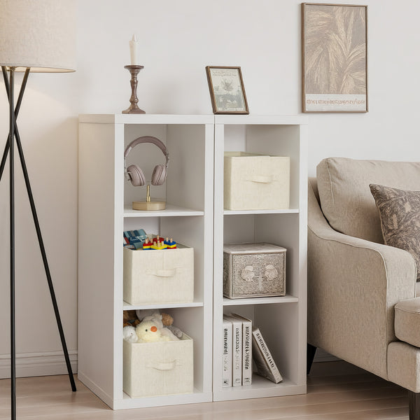 Closet Organizers and Storage Bins, Fabric Storage Bins for Organization, 3-Pack