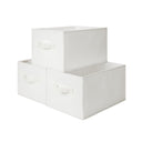 Closet Organizers and Storage Bins, Fabric Storage Bins for Organization, 3-Pack
