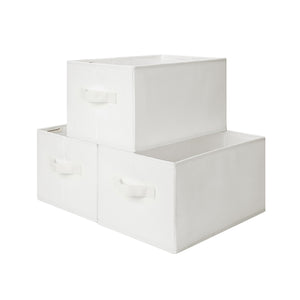 Closet Organizers and Storage Bins, Fabric Storage Bins for Organization, 3-Pack