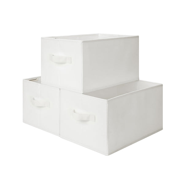 Closet Organizers and Storage Bins, Fabric Storage Bins for Organization, 3-Pack
