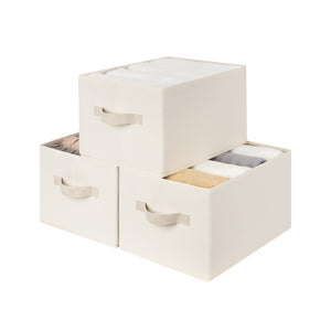 Closet Organizers and Storage Bins, Fabric Storage Baskets for Shelves,  3-Pack