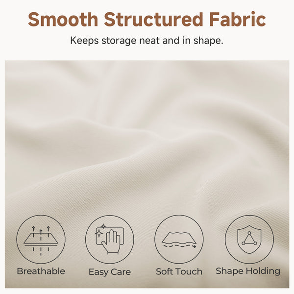 Closet Organizers and Storage Bins, Fabric Storage Baskets for Shelves,  3-Pack