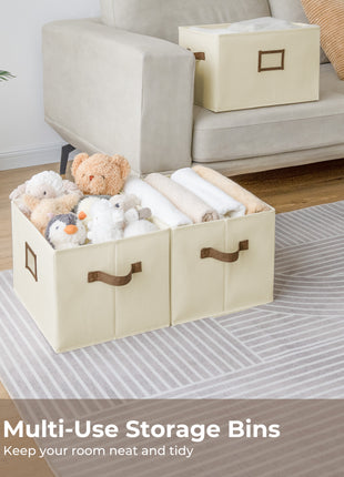 Storage Baskets for Shelves, 3-Pack