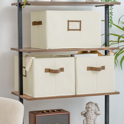 SroageWorks Storage Baskets for Shelves, 3-Pack