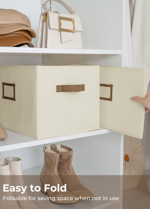 Storage Baskets for Shelves, 3-Pack