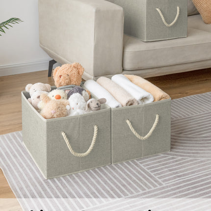 SroageWorks Storage Baskets for Shelves, 3-Pack