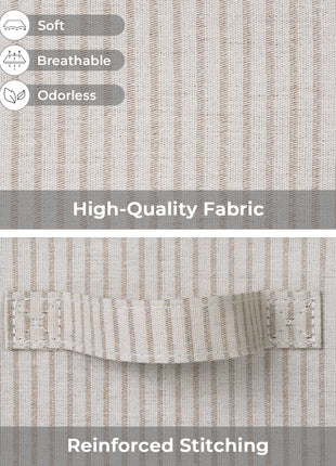 Lidded Large Storage Bins, Foldable Decorative Boxes, 3-Pack