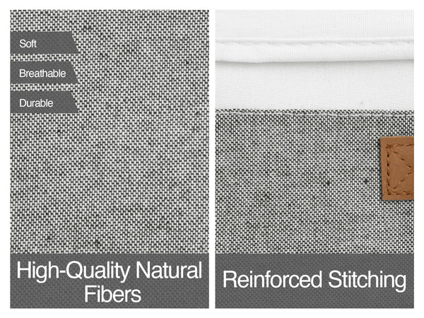 Lidded Large Storage Bins, Two-Tone Design, 3 Pack