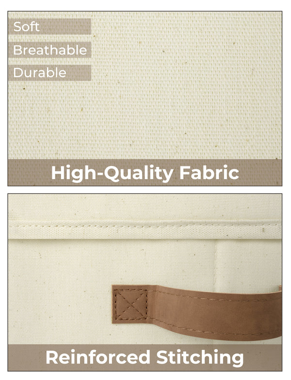 Lidded Large Storage Bins, 3 Pack