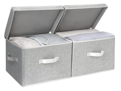 Fabric Storage Bins with Lid